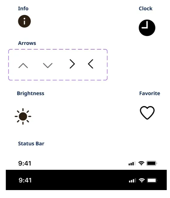 UI Interactive Elements