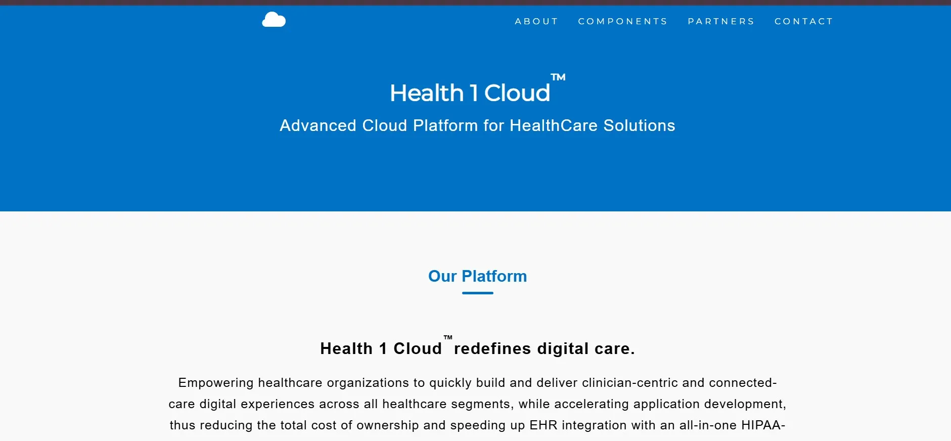 Health One Cloud work 2