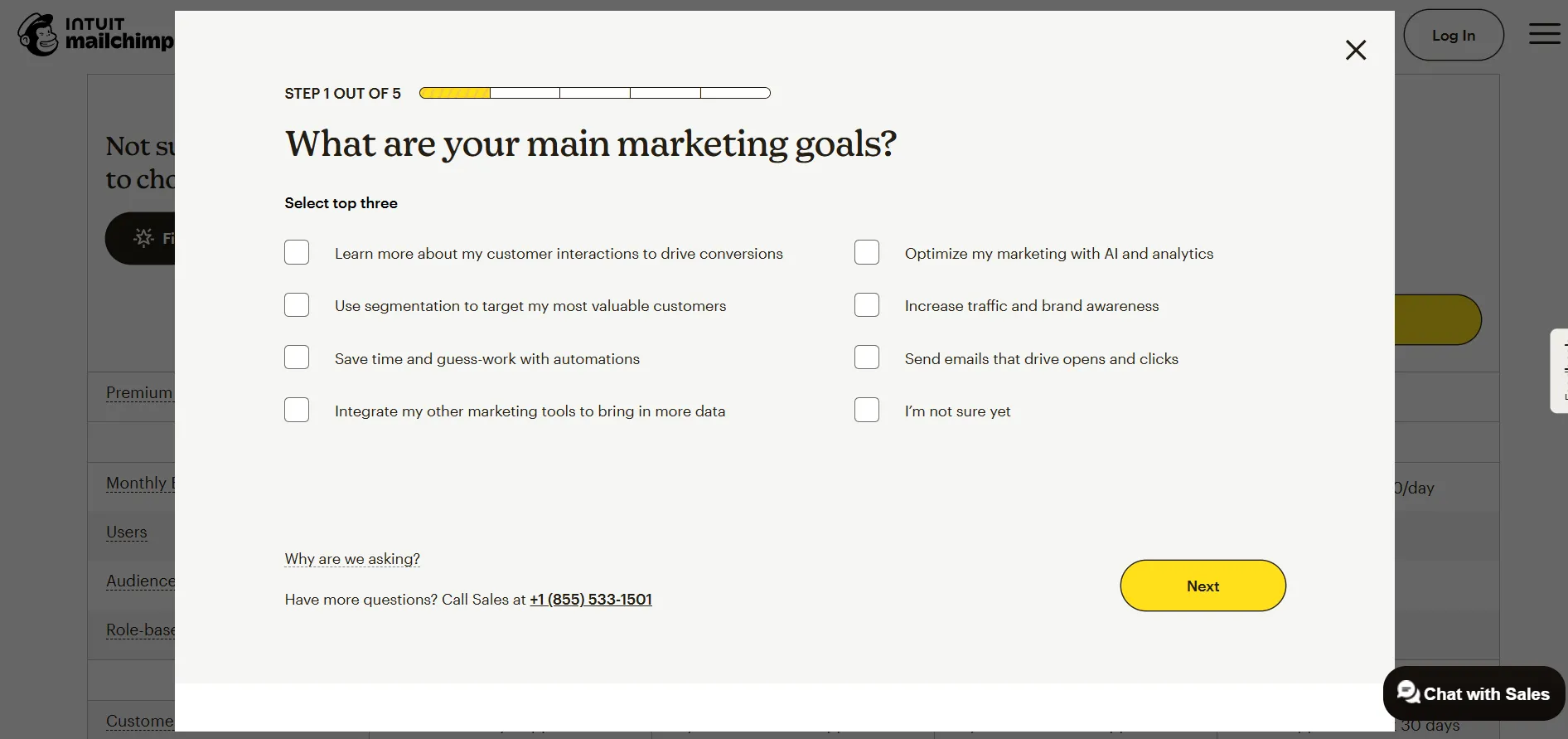Existing webpage audit