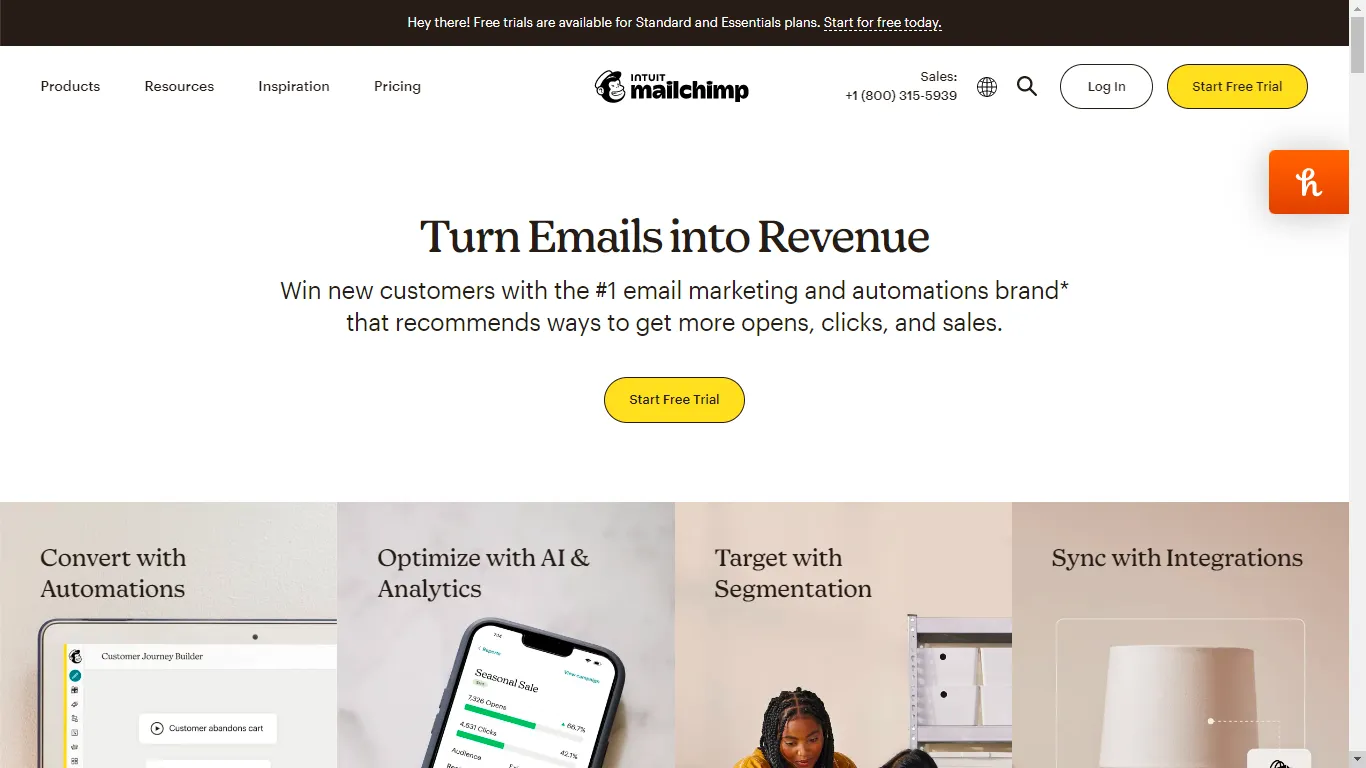 Mailchimp Pricing Redesign