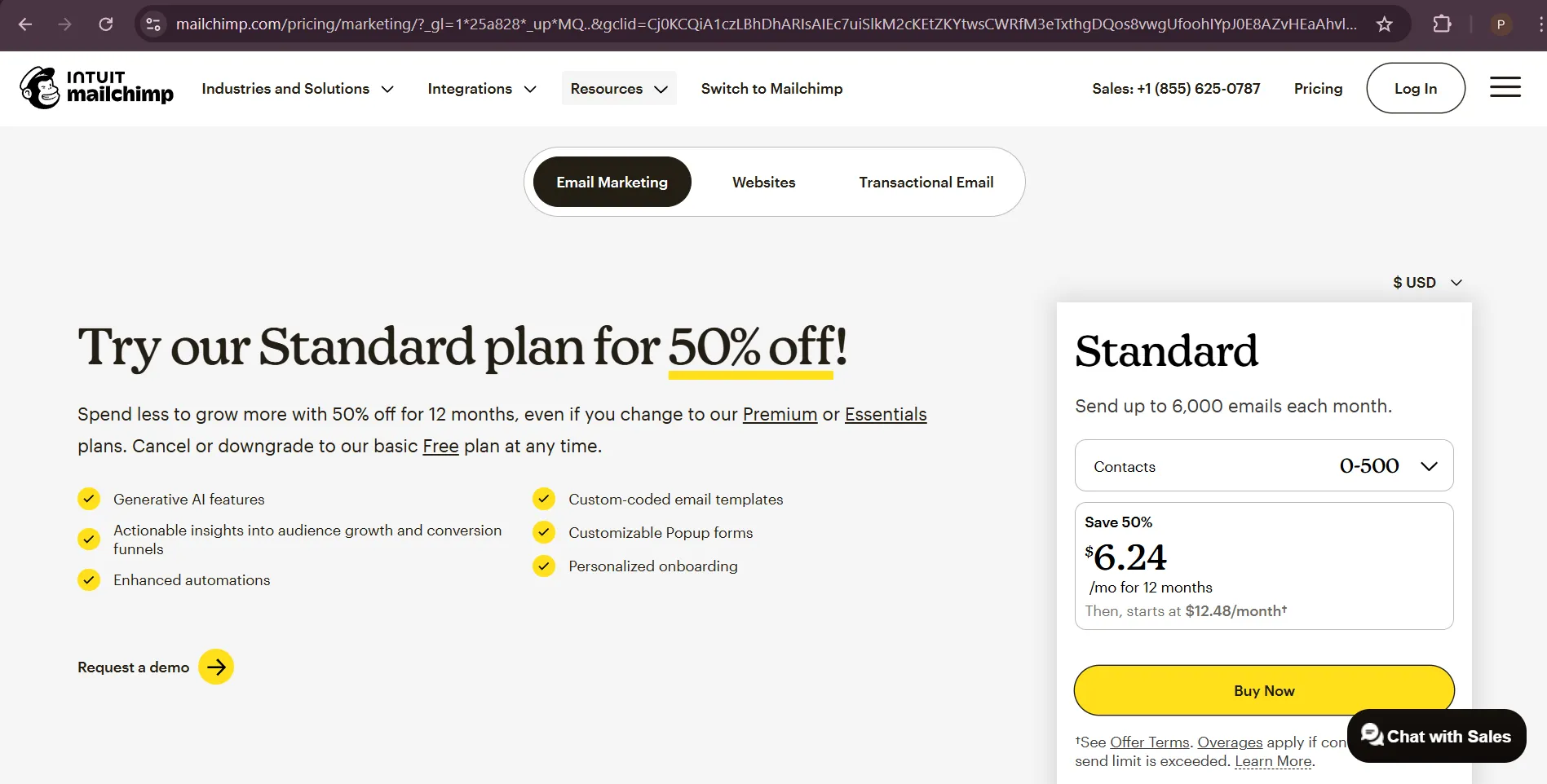 Existing webpage audit
