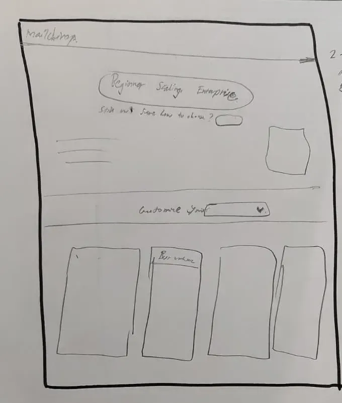 Wireframe iteration 2