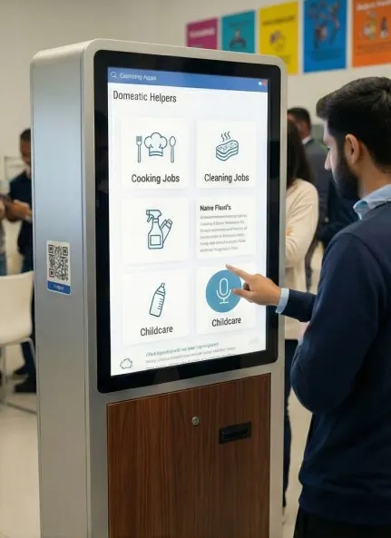 Smart hiring kiosks